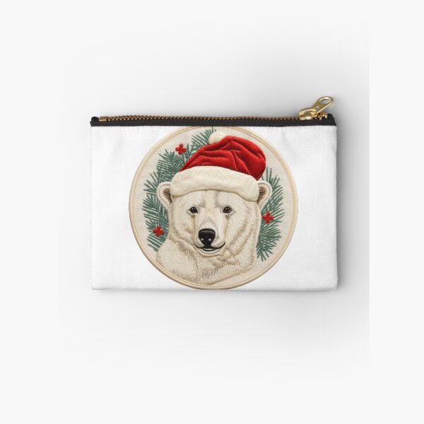 Aperçu de l'œuvre Ours polaire de Noël sur Patch créée et vendue par pkk1designsart.