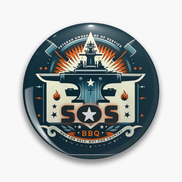 Item preview, SOS BBQ Conceptual Logo Design designed and sold by gleefulme.