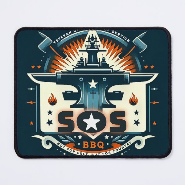 Item preview, SOS BBQ Conceptual Logo Design designed and sold by gleefulme.