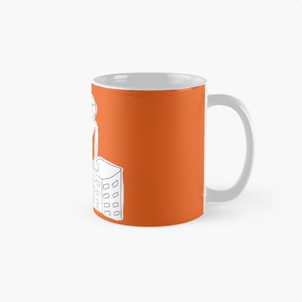 Item preview, Orange towerblock designed and sold by shrewdmovenet.
