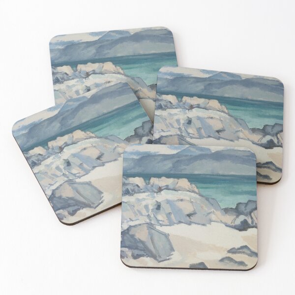 Item preview, Vintage oil painting of ocean landscape designed and sold by Agathepages.