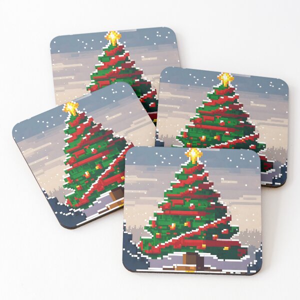 Item preview, Christmas Tree Pixel Art designed and sold by CM7Designs.