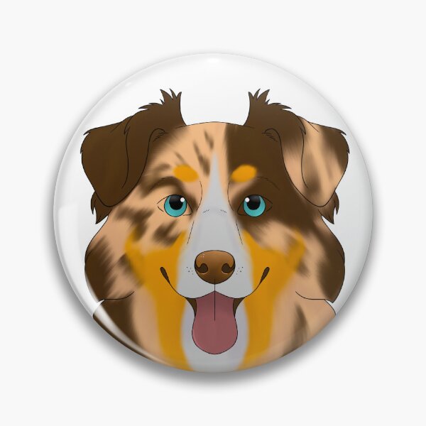 Item preview, Australian shepherd red Merle tricolor  designed and sold by Cynthiaetal.