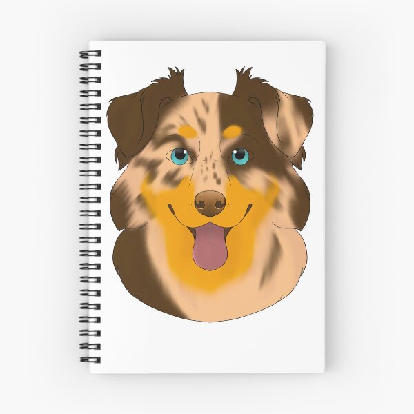 Item preview, Australian shepherd red Merle and tan designed and sold by Cynthiaetal.