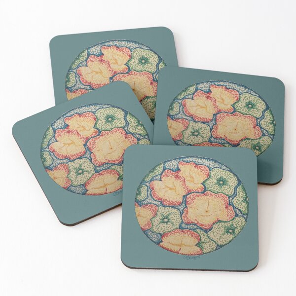 Item preview, Orange Flowers and Leaves designed and sold by Bre-Bug-242.