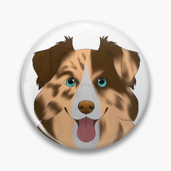 Item preview, Australian shepherd red Merle and white designed and sold by Cynthiaetal.