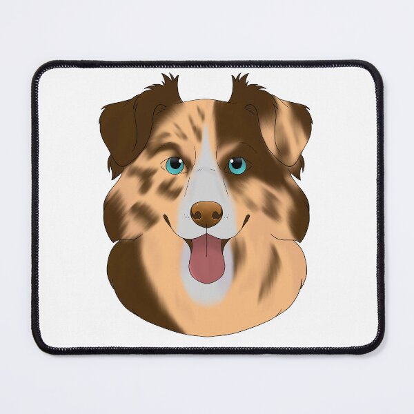Item preview, Australian shepherd red Merle and white designed and sold by Cynthiaetal.