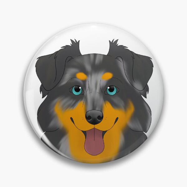 Item preview, Australian shepherd blue Merle and tan designed and sold by Cynthiaetal.
