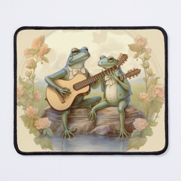 Item preview, Banjo frog romantic designed and sold by AnnDard.