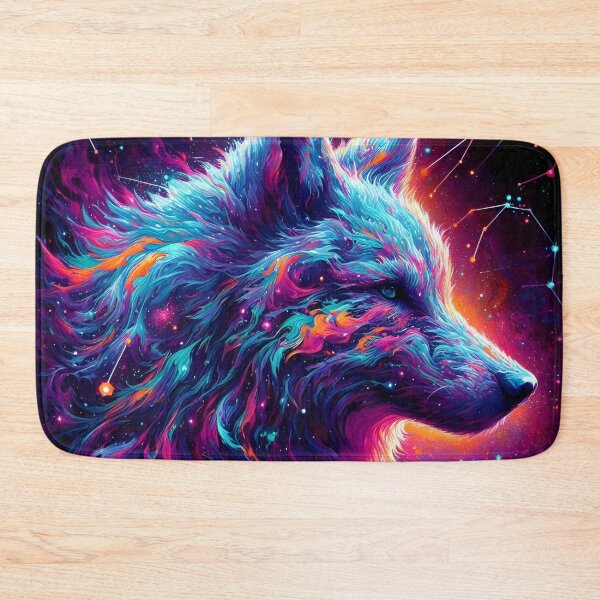 Item preview, Cosmic Wolf: Celestial Constellations designed and sold by javaoverride.