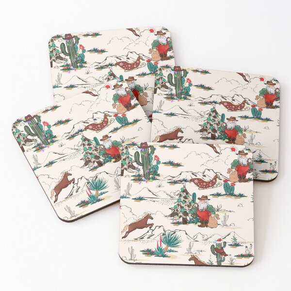 Item preview, Cowboy Santa Retro Christmas designed and sold by Wild Grace Design Studios.