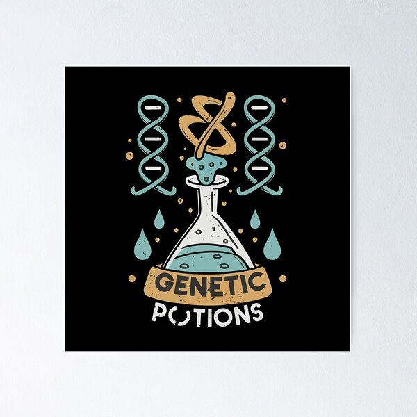 Item preview, Genetic Potions - Alchemy of DNA Design designed and sold by M. Altay Acik.