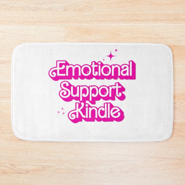 Item preview, Emotional support kindle pink designed and sold by ArtBreez.