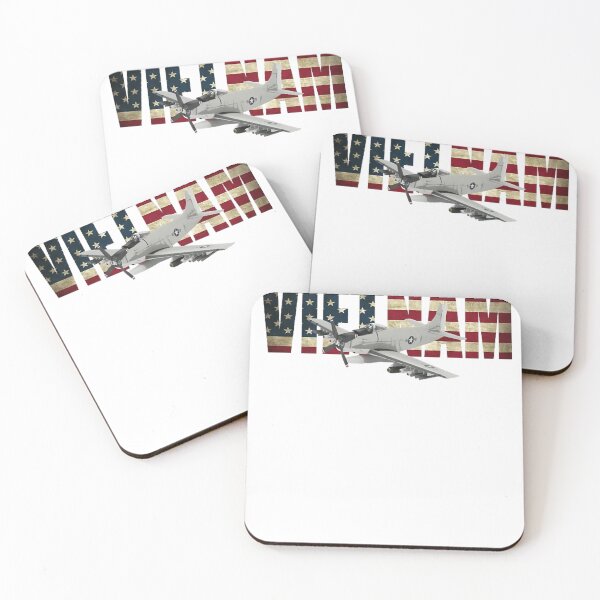 Item preview, A-1 Skyraider Airplane Vietnam Veteran Plane US Flag designed and sold by defabiosofxs.