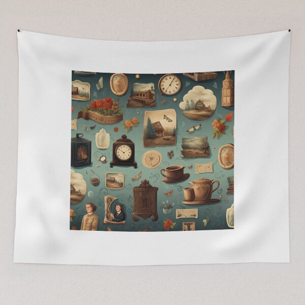 Item preview, Beauty old times style pattern designed and sold by SmileshareShop.