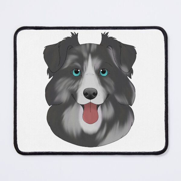 Item preview, Australian shepherd blue Merle and white designed and sold by Cynthiaetal.