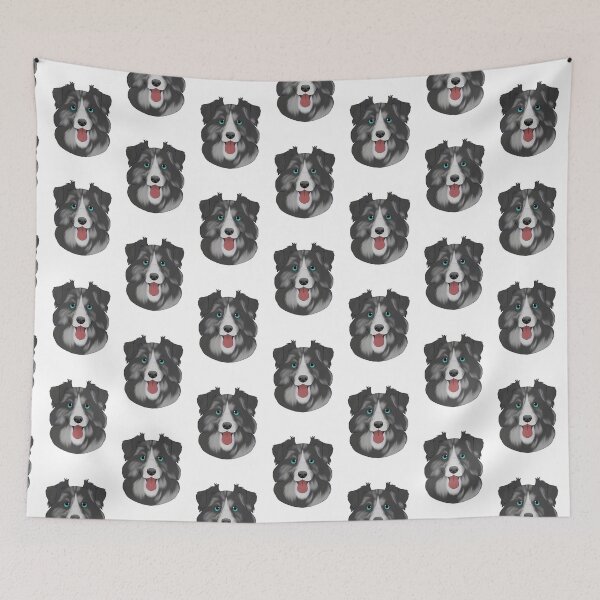 Item preview, Australian shepherd blue Merle and white designed and sold by Cynthiaetal.