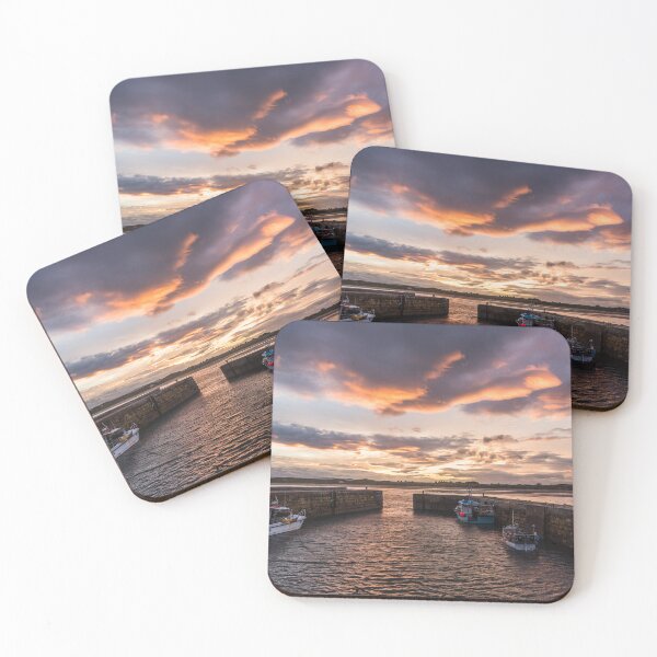 Item preview, Beadnell Harbour Sunset. designed and sold by Dave Staton.