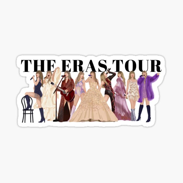 Taylor Swift The Eras Tour Vinyl Sticker – Scent Nation Australia