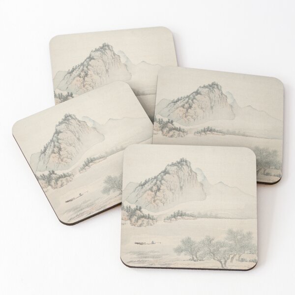 Item preview, Japanese vintage landscape painting designed and sold by Agathepages.