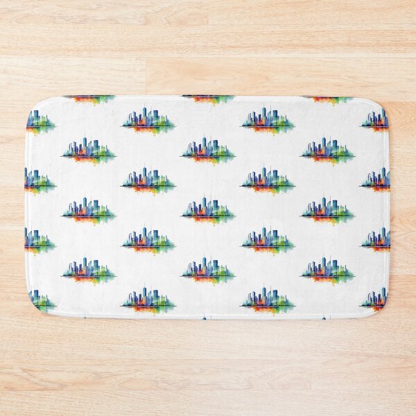 Item preview, Urban Elegance with Rainbow Colored Cityscape Downtown Design designed and sold by Ignorant-Artist.