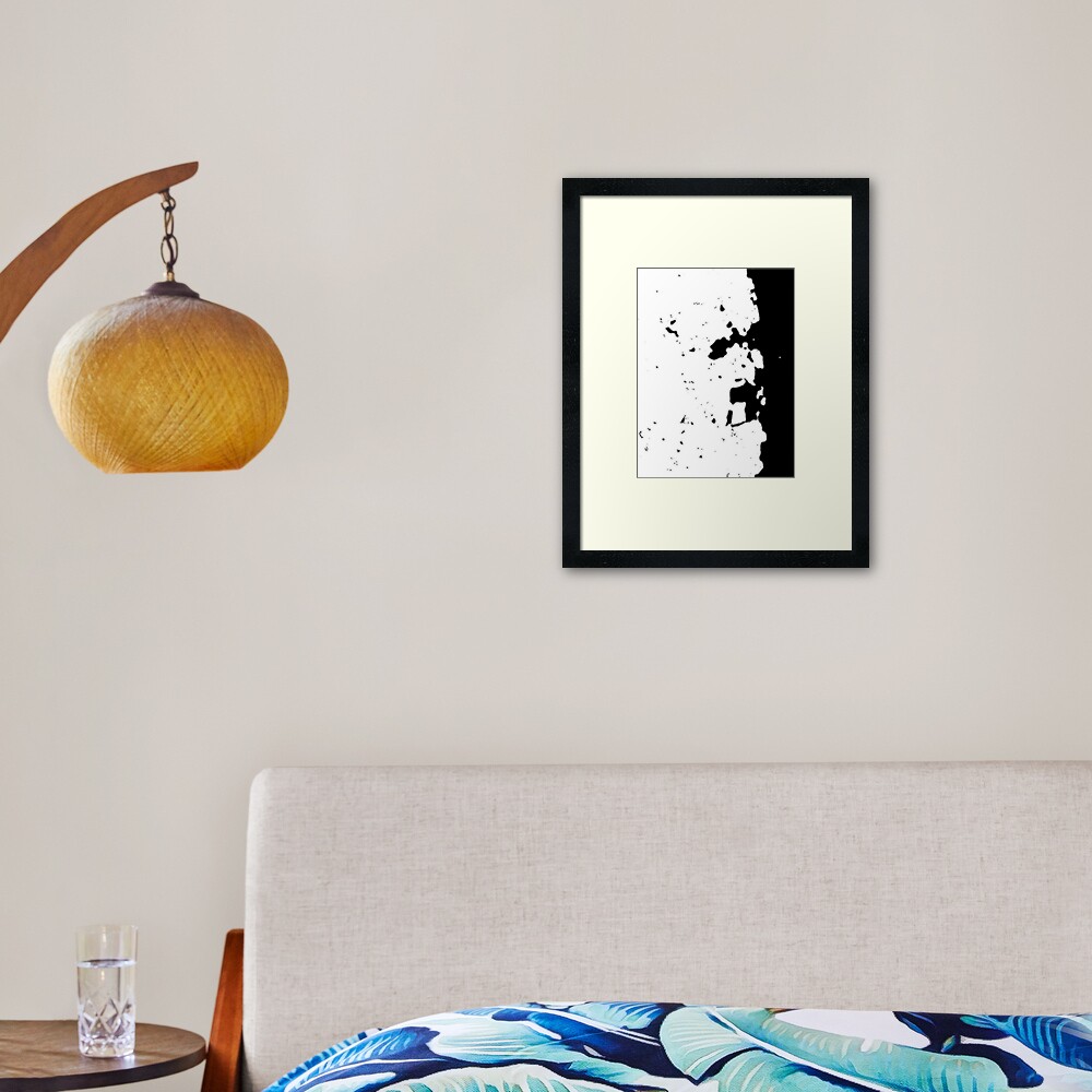 Contrast-O-Diablo Z Framed Art Print