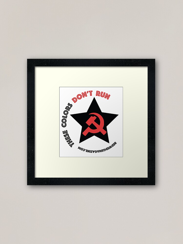 Thumbnail 1 of 7, Framed Art Print, These Colors Don't Run designed and sold by Red-Wedge.