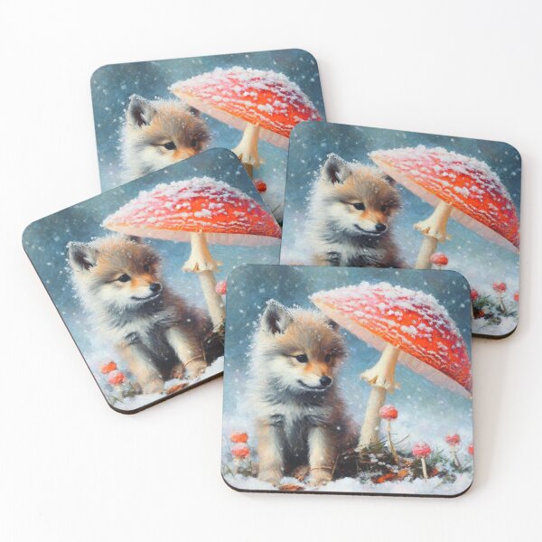 Item preview, Baby Wolf in the Snow designed and sold by LizTodd.