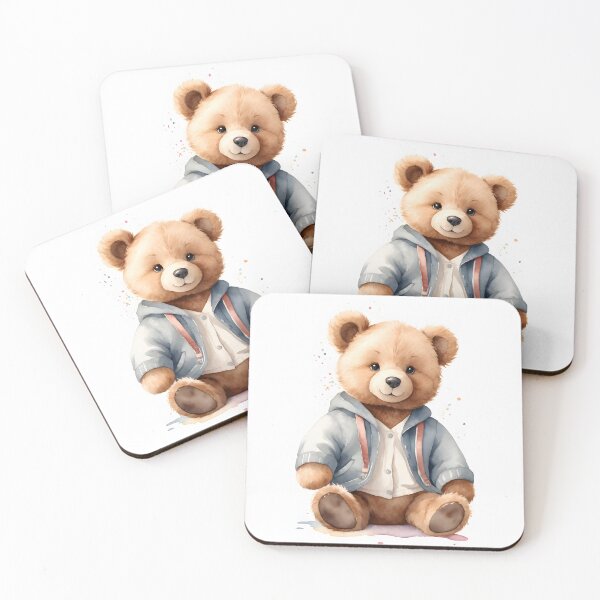 Item preview, Watercolor cute Christmas bear clipart, cute Teddy bear, Christmas mood clipart, funny Christmas clipart designed and sold by Zenalia.