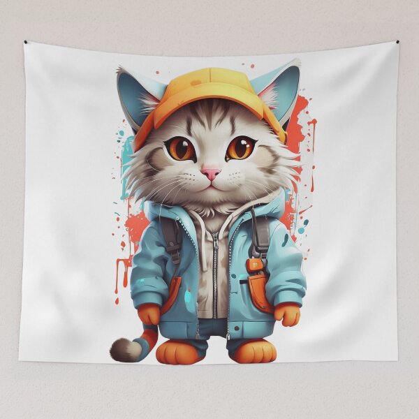 Item preview, Graffiti Cat designed and sold by ARIUSTR.