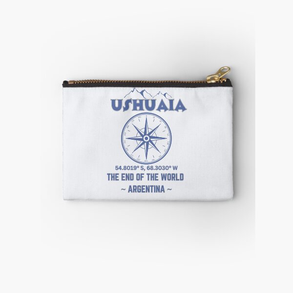 Item preview, Ushuaia Argentina - The city of the end of the world - vintage compass designed and sold by dwangarts.