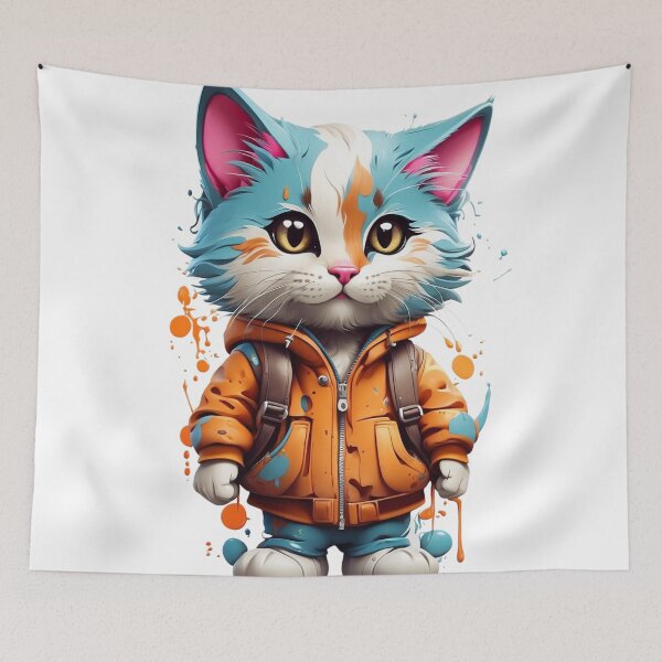 Item preview, Graffiti Cat designed and sold by ARIUSTR.