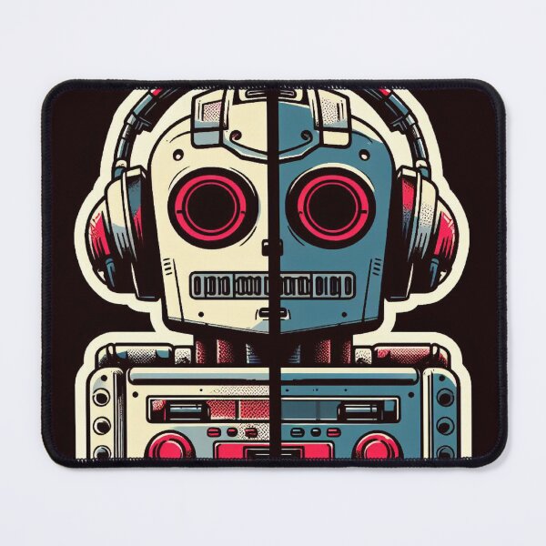 Item preview, robot for pillow case or square canvas designed and sold by mzeroxx69.