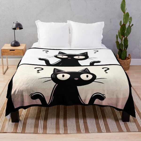 Item preview, Confused Black Cats designed and sold by TomFrontierArt.