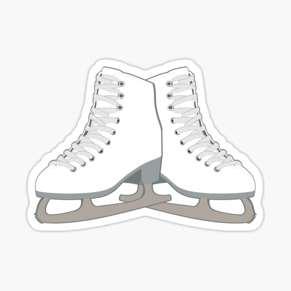 Ice Skate Sticker for Sale by Haleyperetic