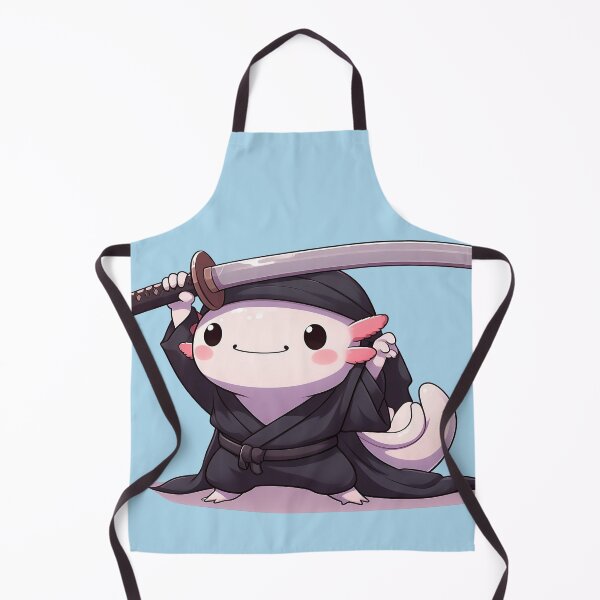 Item preview, Swordmaster Axolotl designed and sold by QuickSticker.