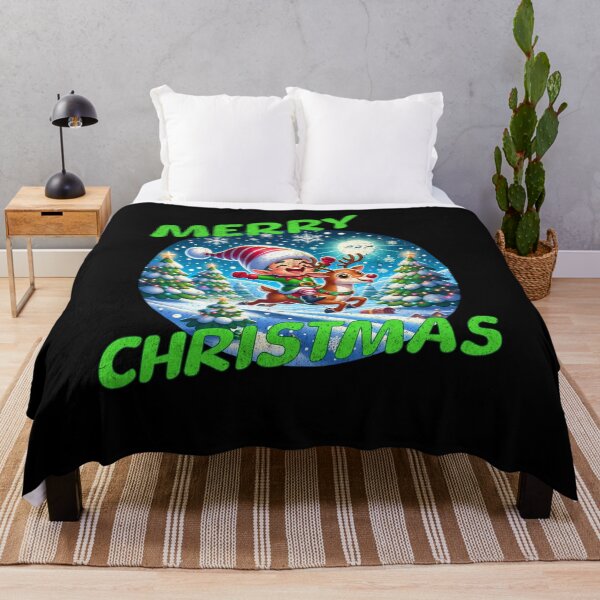 Artikelvorschau, Fröhlicher Weihnachtself entworfen und verkauft von DadDrivenDesign.