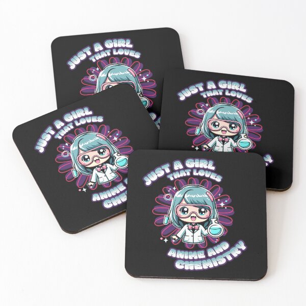 Artikelvorschau, Just a Girl that loves Anime and Chemistry Shirt entworfen und verkauft von RedDesignSyc.