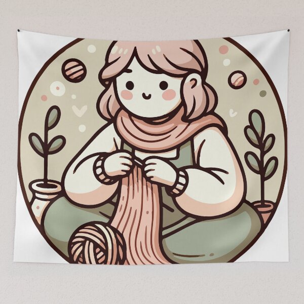 Item preview, Cozy Knitting Time designed and sold by OniumEth.