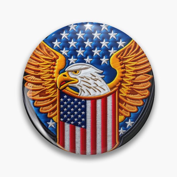 Item preview, US National Emblem - Patch for Clothes Style designed and sold by Master-Print.