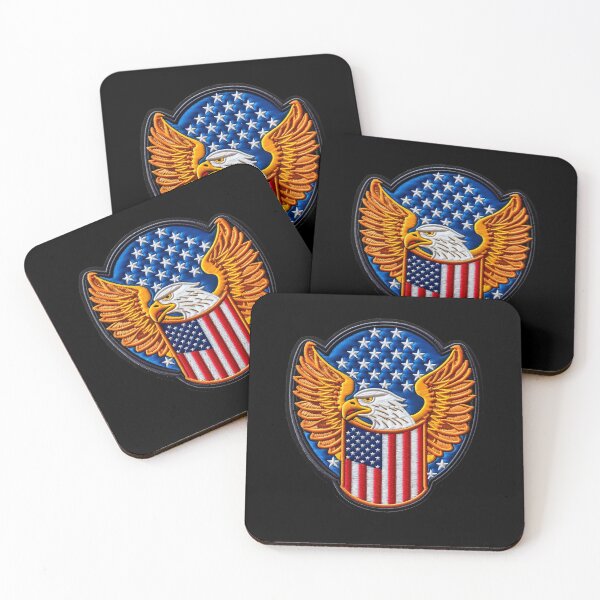 Item preview, US National Emblem - Patch for Clothes Style designed and sold by Master-Print.