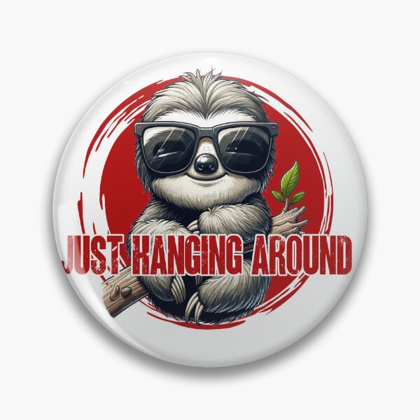 Item preview, Funny Sloth With Sunglasses Relaxes designed and sold by sbachstroem.