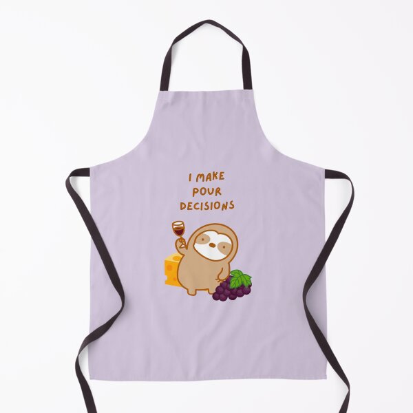 Item preview, I Make Poor Decisions Red Wine Sloth  designed and sold by theslothinme.