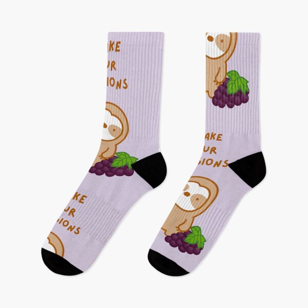 Item preview, I Make Poor Decisions Red Wine Sloth  designed and sold by theslothinme.