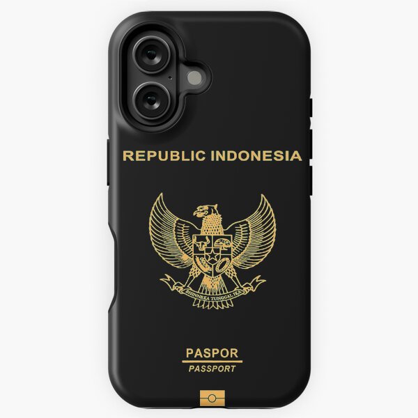 Item preview, Indonesia Passport Phone Case designed and sold by TeeDesign271.