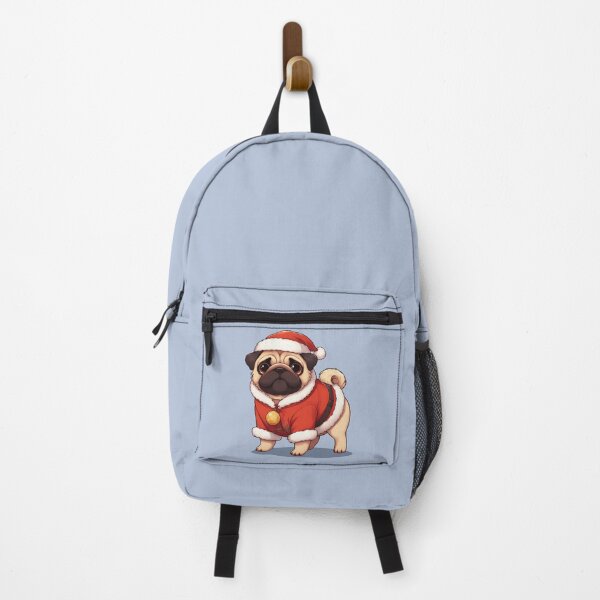 Item preview, Cute Christmas Pug Santa designed and sold by KAI-Studio.