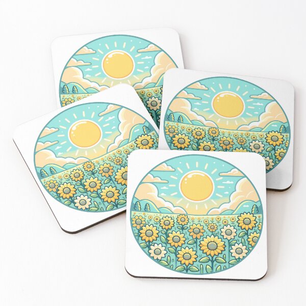 Item preview, Vibrant Sunny Summer Blooming Sunflower Field designed and sold by OniumEth.