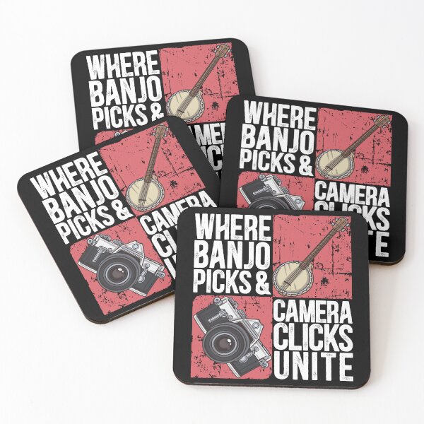 Item preview, Banjo picks and camera cliks designed and sold by AnetteArt.