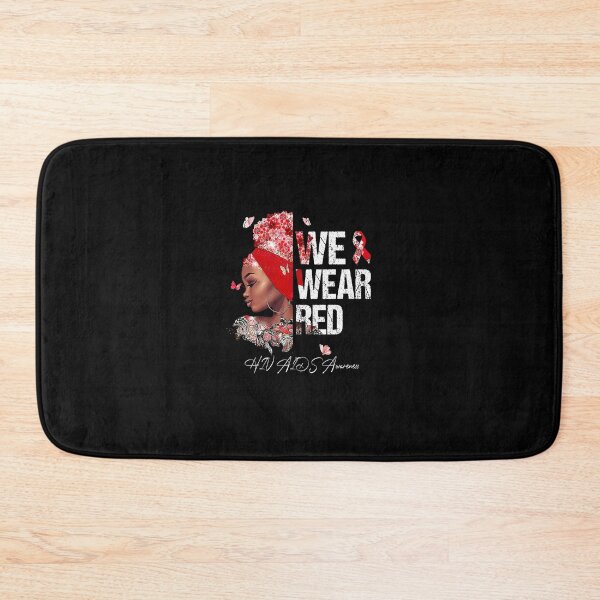 Item preview, Black Women We Wear Red HIV AIDS Awareness designed and sold by EagmianPheolea.
