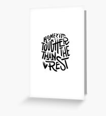 Tougher than the Rest Greeting Card
